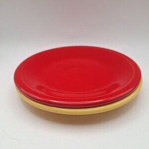 LOT OF (2) VINTAGE 1986 FIESTA SALAD PLATES 7.25" HOMER LAUGHLIN USA LEAD FREE